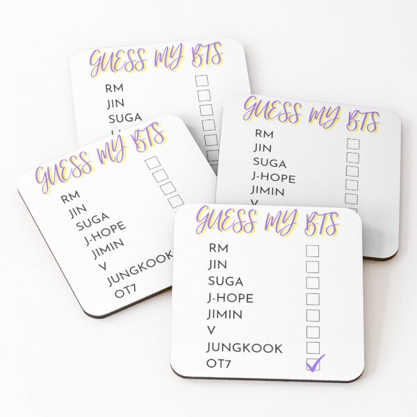 Item preview, Guess my bts | ot7 Kpop designed and sold by Kdramaspot.