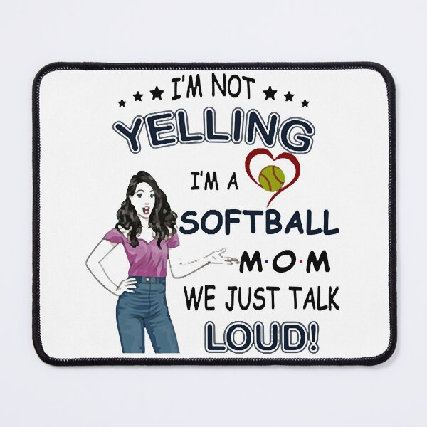 Item preview, Im Just Talk Loud Softball designed and sold by Politi Joseph.