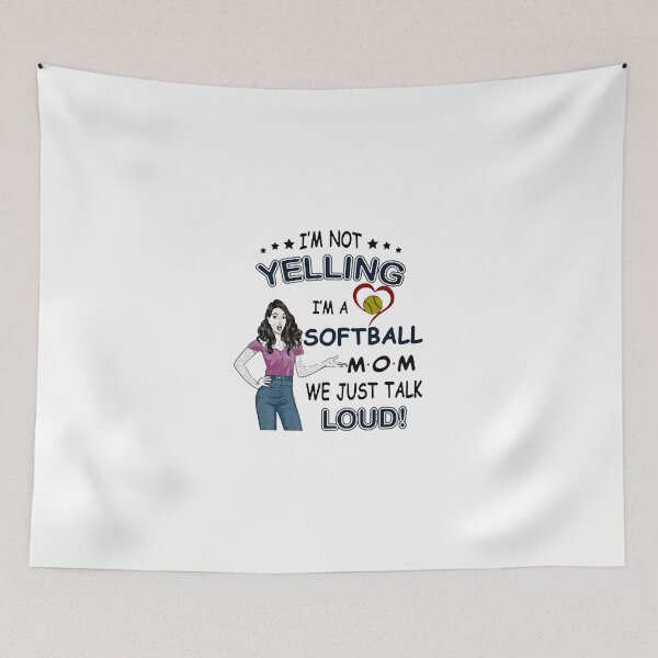 Item preview, Im Just Talk Loud Softball designed and sold by Politi Joseph.