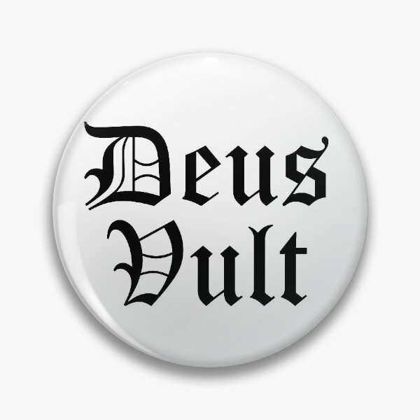 Item preview, Deus Vult (Latin: God Wills It)  designed and sold by TheCatholicLady.