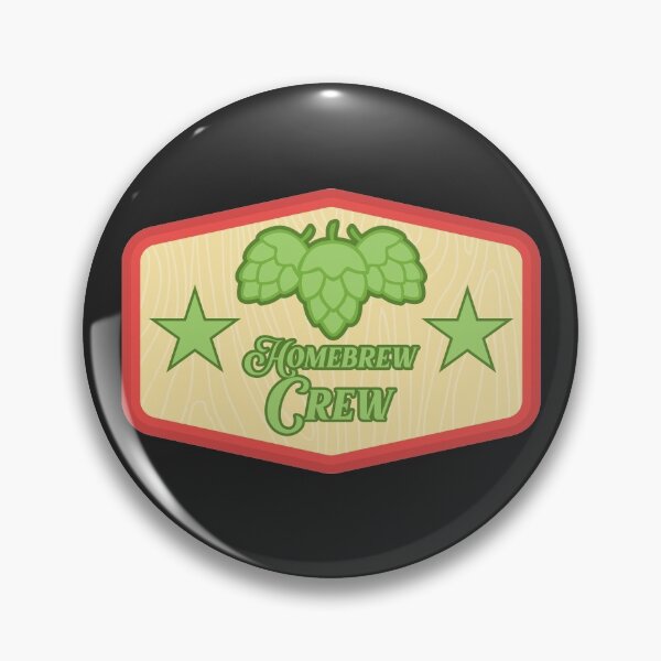 Item preview, Homebrew Crew badge designed and sold by BRU Design.