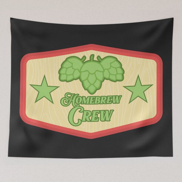 Item preview, Homebrew Crew badge designed and sold by BRU Design.