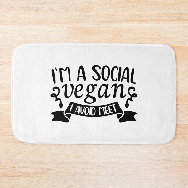 Item preview, I am a social vegan I avoid Meet designed and sold by bumperapparels.