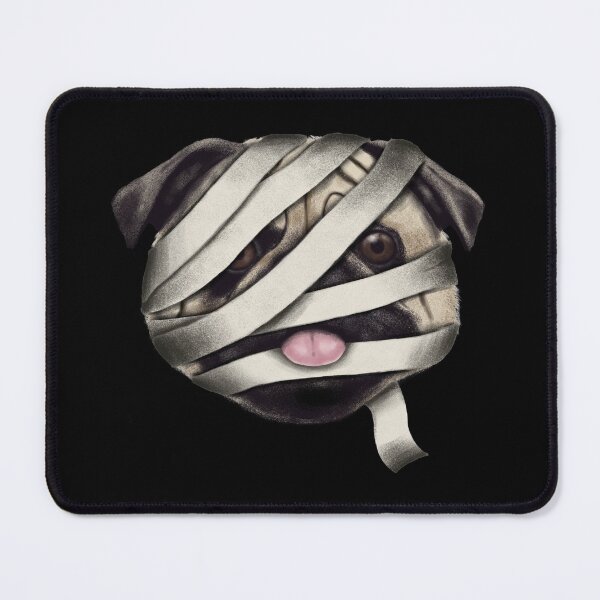 Item preview, Funny Halloween Mummy Pug designed and sold by Luan Huynh.