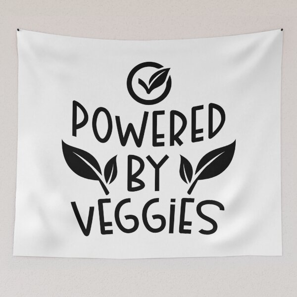 Item preview, Powered by Veggies designed and sold by bumperapparels.