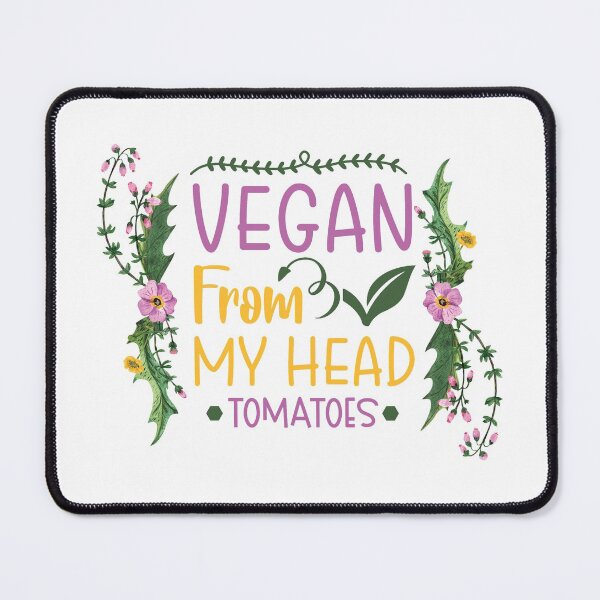 Item preview, Vegan From My Head Tomatoes Floral Watercolor designed and sold by bumperapparels.