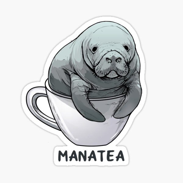 Vista previa del artículo con la obra «Solo una chica que ama a los manatíes», diseñado y vendido por Ryuvhiel.