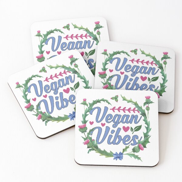 Item preview, Vegan Vibes Floral Watercolor designed and sold by bumperapparels.