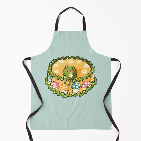 Item preview, Goblincore Aesthetic Cottagecore Stupid Cute Frog Birthday Cake -Happy Birthday Party - Mycology Fungi Shrooms Mushrooms designed and sold by Nossikko.