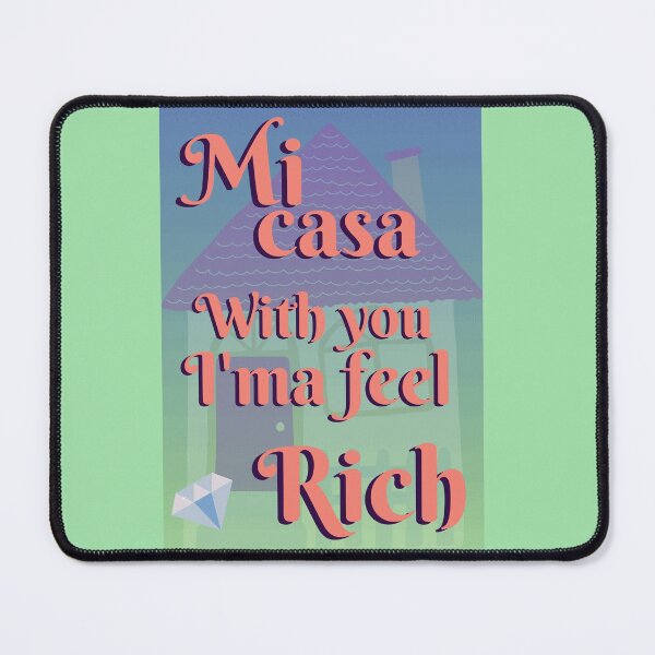 Item preview, Home BTS Lyrics Kpop song MI CASA designed and sold by Kdramaspot.