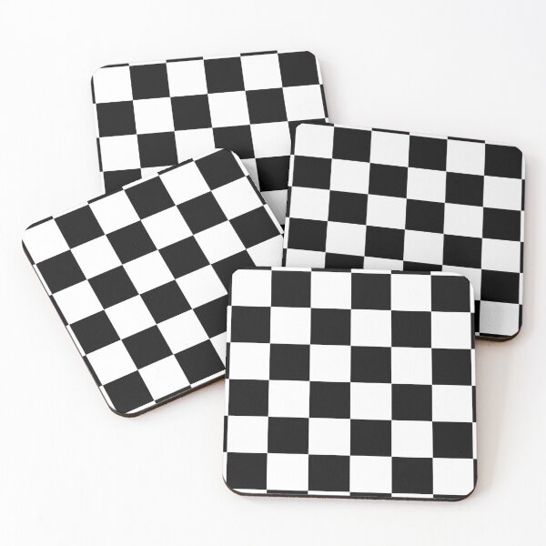 Item preview, Black and White Chequered Print designed and sold by Abstractdiva.