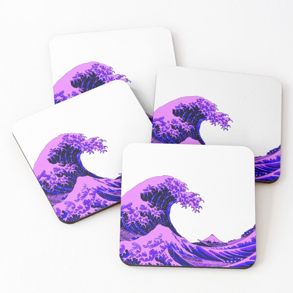 Item preview, Neon Pink The Great Wave designed and sold by SimpleJoyStyle.