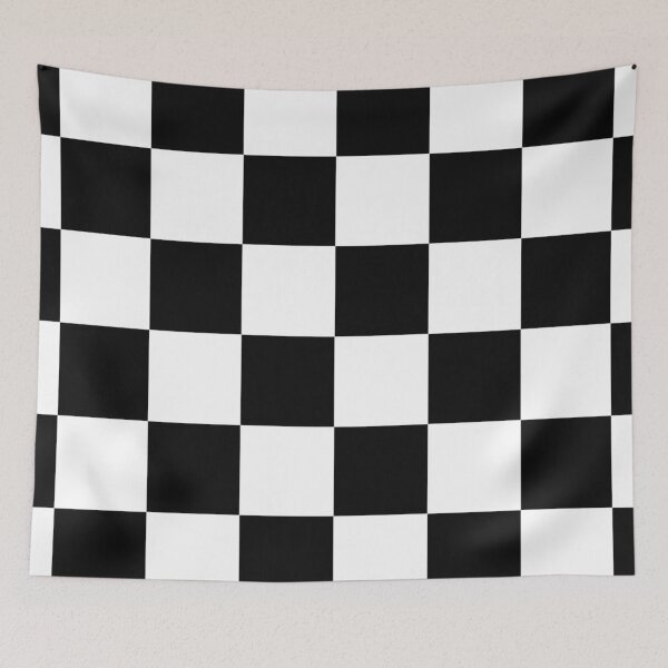 Item preview, Black and White Chequered Print designed and sold by Abstractdiva.