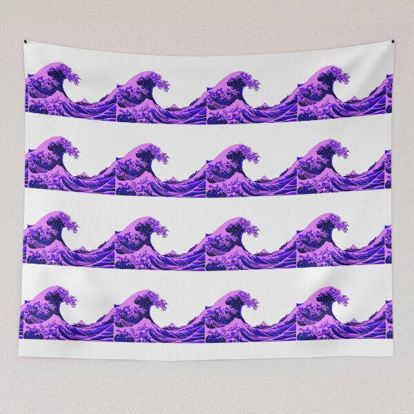 Item preview, Neon Pink The Great Wave designed and sold by SimpleJoyStyle.