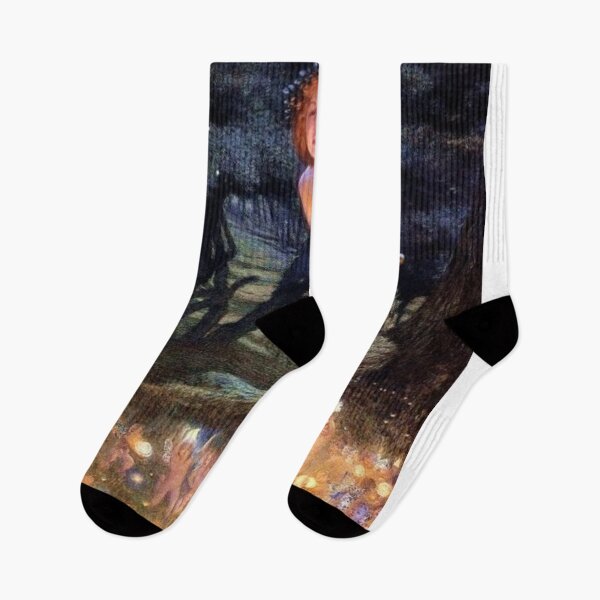 Item preview, Midsummer Eve is a painting by Edward Robert Hughes vs.2 designed and sold by Bellathewilde.