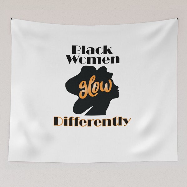 Item preview, black women glow differently designed and sold by Marouane TM.