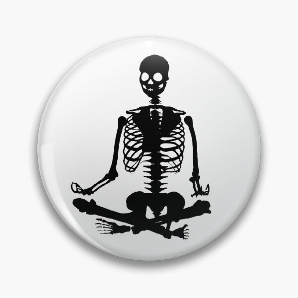 Item preview, MEDITATING SKELETON designed and sold by Hussain Shirts.