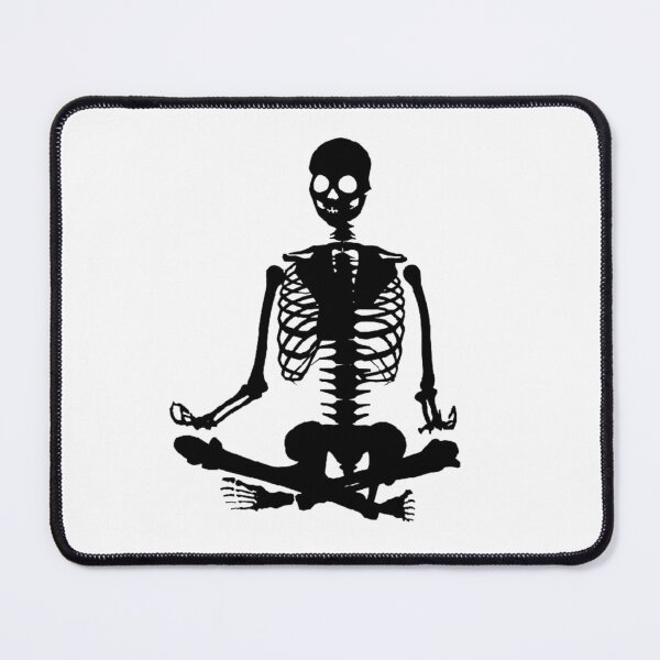 Item preview, MEDITATING SKELETON designed and sold by Hussain Shirts.