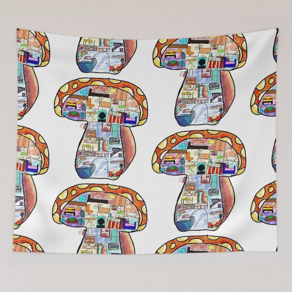 Item preview, Mushroom Interior Design House Side View designed and sold by HAIFAHARIS.