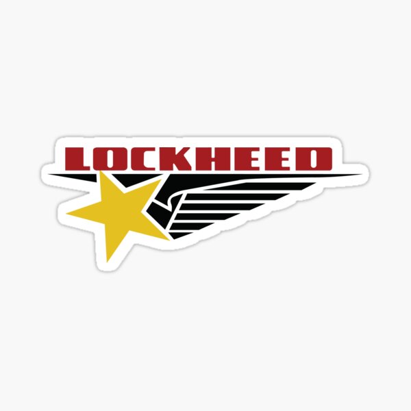 Lockheed Logo Repro Sticker