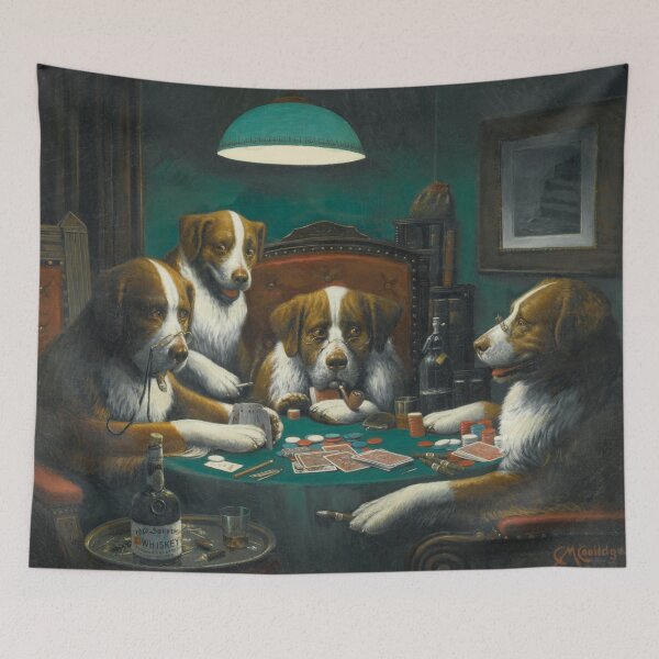 Item preview, Poker Game (1894) by Cassius Marcellus designed and sold by SimpleJoyStyle.