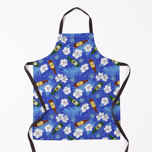 Item preview, Beer Bottles Blue Hawaiian Shirt Pattern designed and sold by HotHibiscus.