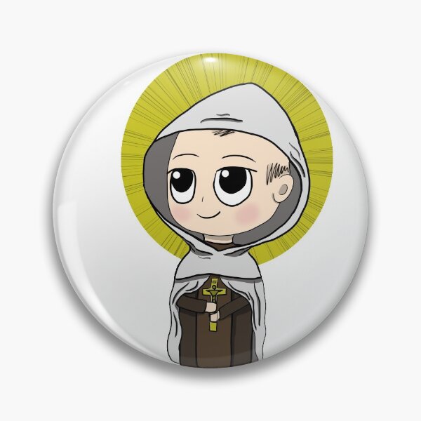 Item preview, Saint John of the Cross Cute Anime Chibi of the Catholic Saint  designed and sold by TheCatholicLady.