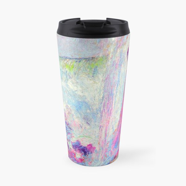 "Niagara Falls" by John Henry Twachtman (1894) TECHNICOLOR REMASTERED Travel Mug