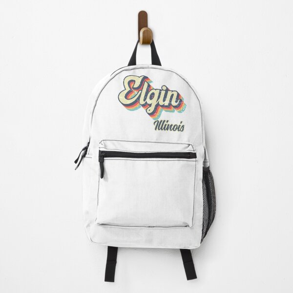 Item preview, Elgin City Illinois Retro Vintage 70s rainbow designed and sold by Teelogic.