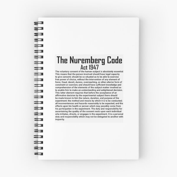 Item preview, The Nuremberg code 1947 designed and sold by fibre30.