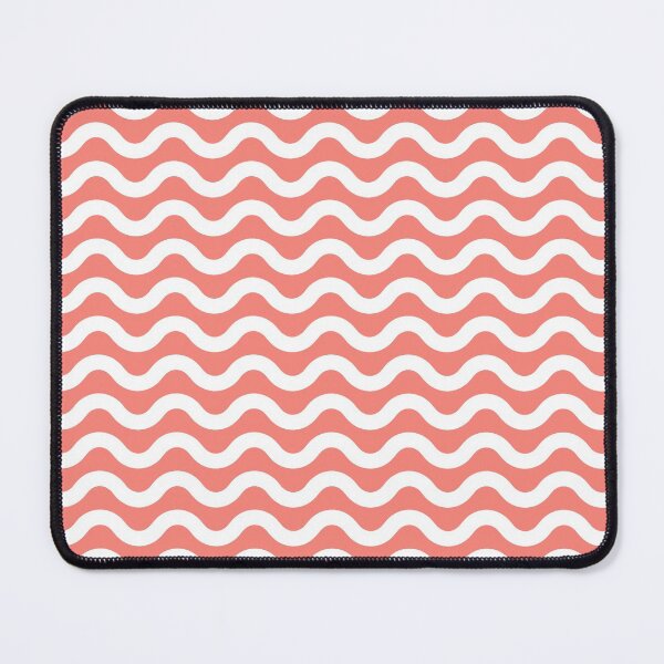 Item preview, Waves - Burnt Coral + White designed and sold by NolkDesign.