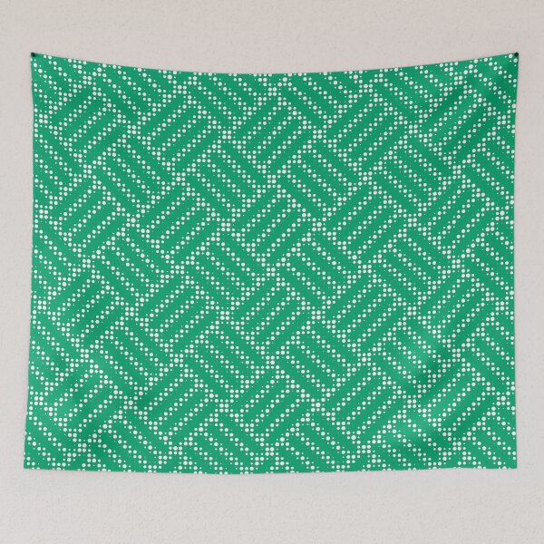 Item preview, Geometric Dots - Green designed and sold by NolkDesign.