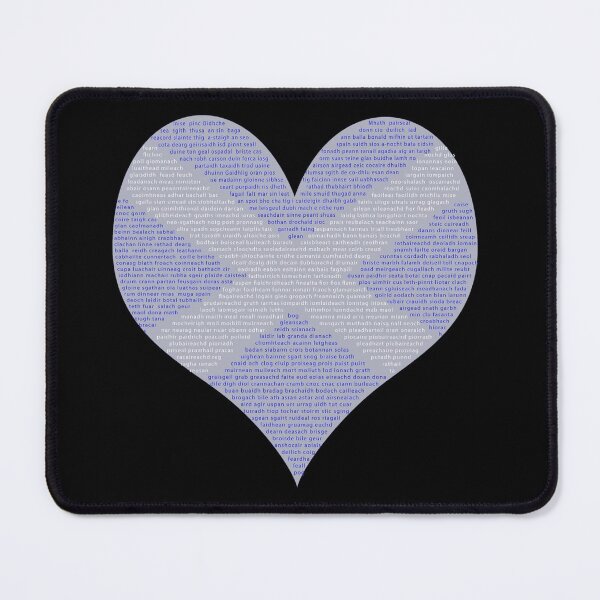 Item preview, Gaelic Words in a Saltire in a Heart designed and sold by Alternative Perspectives.