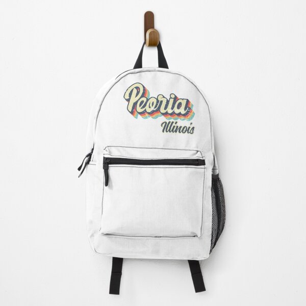 Item preview, Peoria City Illinois Retro Vintage 70s rainbow designed and sold by Teelogic.