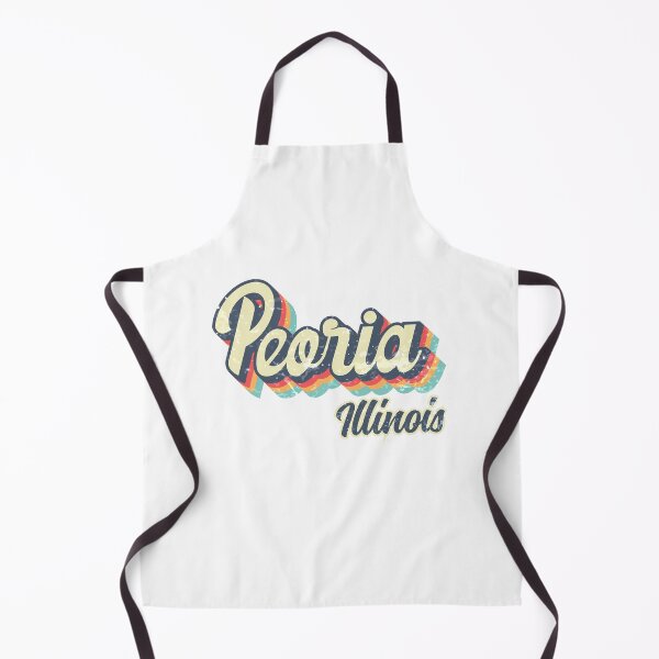 Item preview, Peoria City Illinois Retro Vintage 70s rainbow designed and sold by Teelogic.