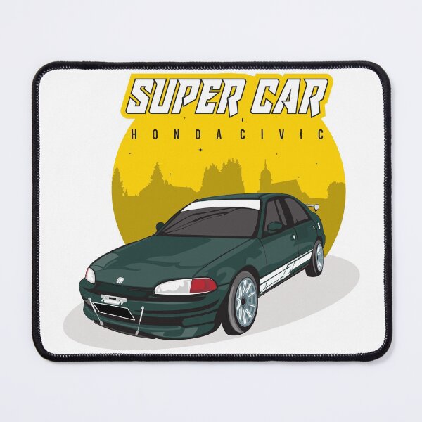 Item preview, Super Car Civic - Summer Vibes Style Cartoon designed and sold by Random Fandom.