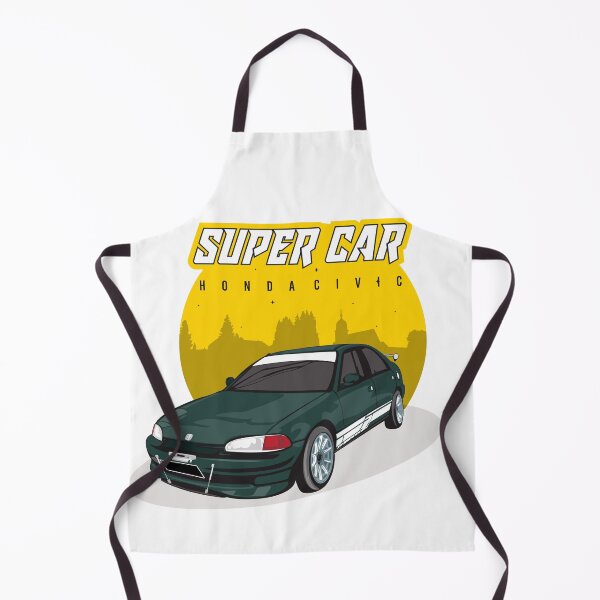 Item preview, Super Car Civic - Summer Vibes Style Cartoon designed and sold by Random  Fandom.