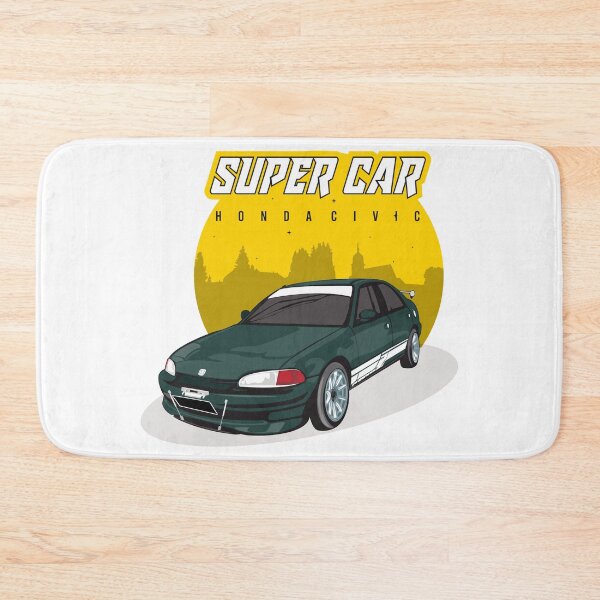 Item preview, Super Car Civic - Summer Vibes Style Cartoon designed and sold by Random  Fandom.