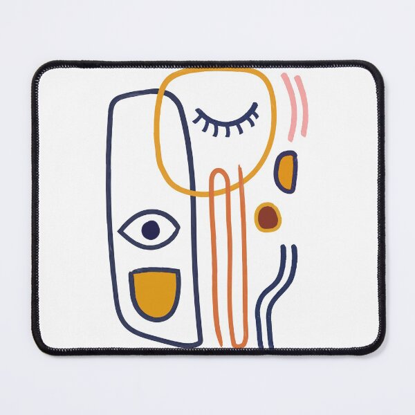 Item preview, Copy of Abstract surrealist colorful face art designed and sold by AznavourByKarin.