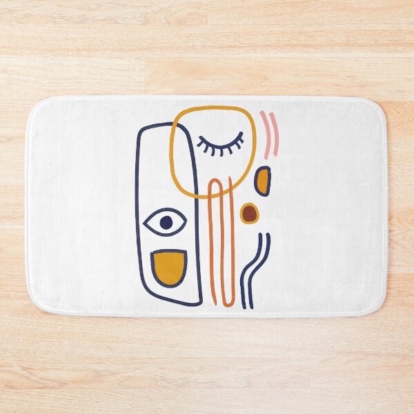 Item preview, Copy of Abstract surrealist colorful face art designed and sold by AznavourByKarin.