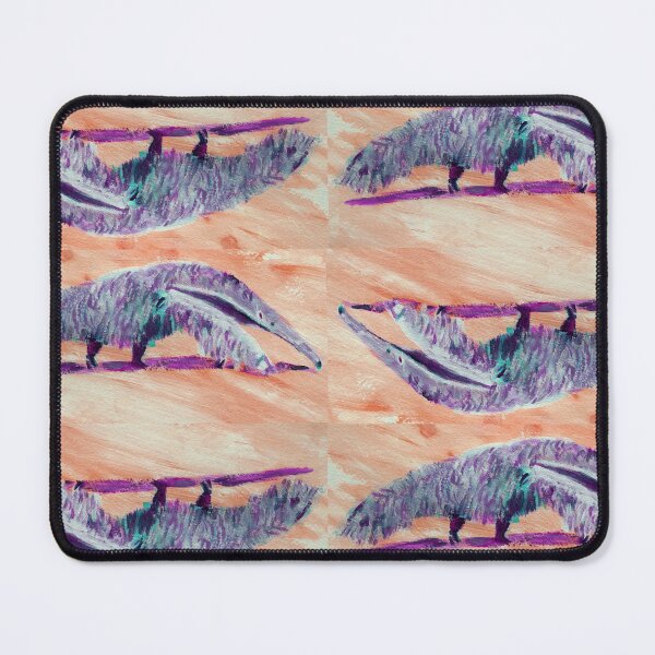 Item preview, Living Coral Anteater Antics designed and sold by carolineskinnerart.