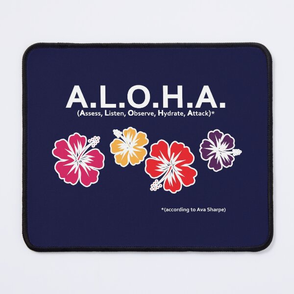 Item preview, A.L.O.H.A according to Ava designed and sold by CatsBag.