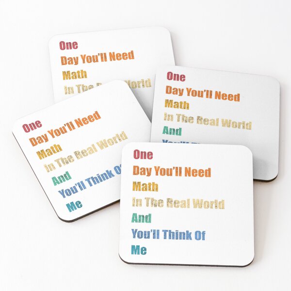Item preview, One Day You 'll Need Math In Real world and You'll Think Of Me designed and sold by freeArt10.