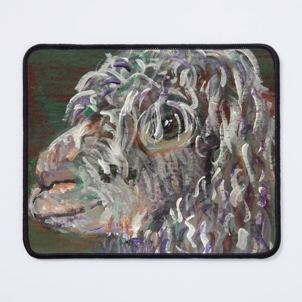 Item preview, Curly-haired alpaca designed and sold by carolineskinnerart.