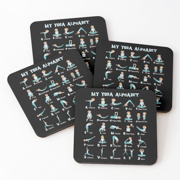 Item preview, YOGA ABC Alphabet A-Z of Yoga Techniques designed and sold by lotushaza.