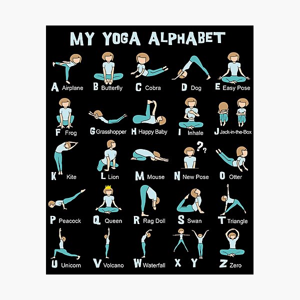 Yoga alphabet Stock Photos, Royalty Free Yoga alphabet Images |  Depositphotos