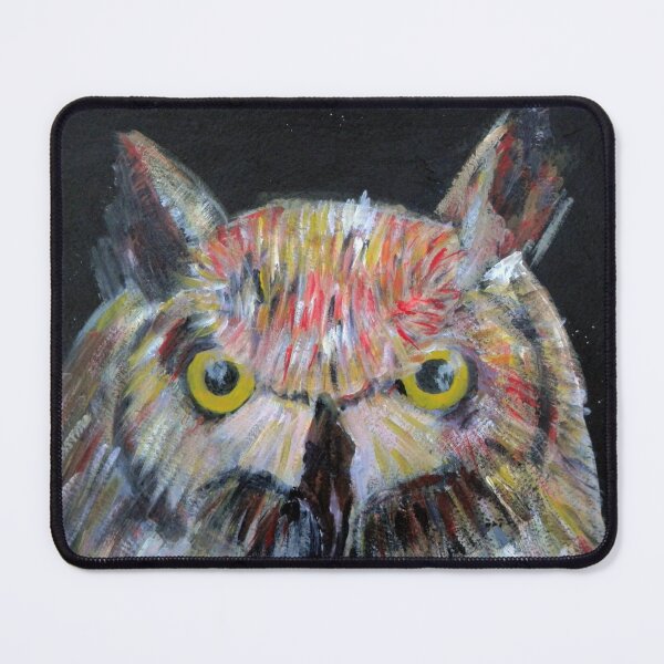 Item preview, Colourful owl designed and sold by carolineskinnerart.