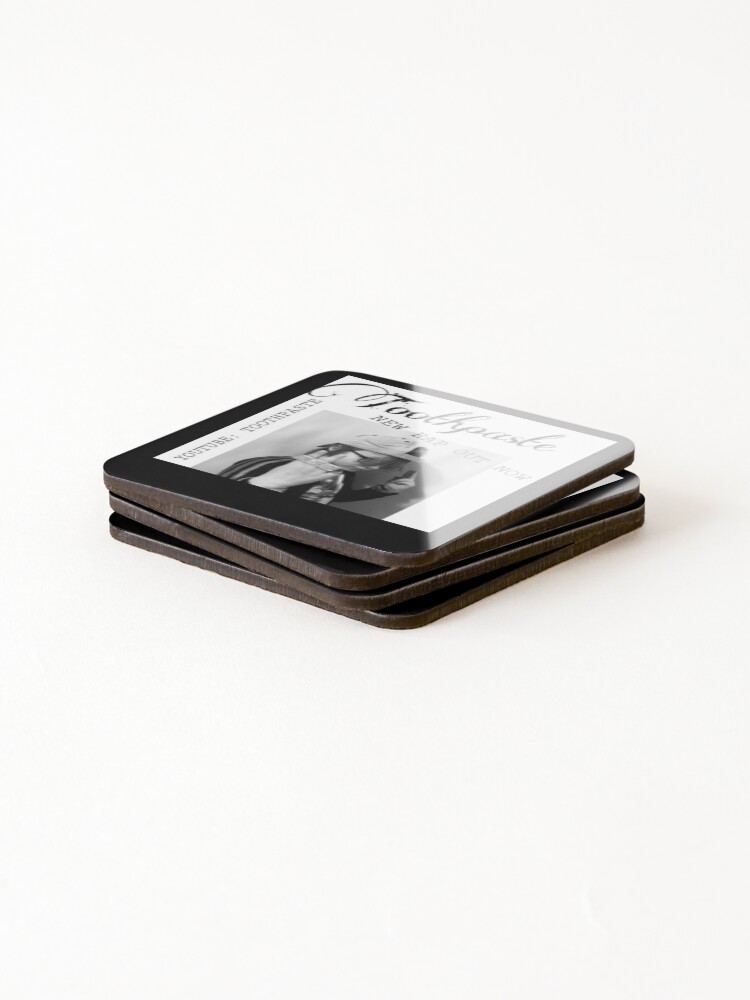 Thumbnail 4 of 5, Coasters (Set of 4), "Toothpaste" RapperYoutuber Merch designed and sold by BreanneBeahan.