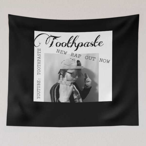Item preview, "Toothpaste" RapperYoutuber Merch  designed and sold by BreanneBeahan.