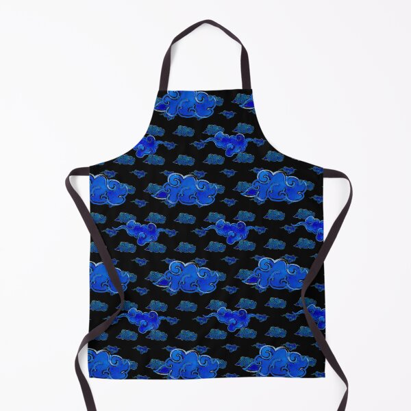 Item preview, oriental clouds pattern, black background designed and sold by AnnaBaldon.